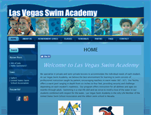 Tablet Screenshot of lvswimacademy.com